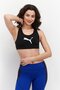 Women Non Padded Sportswear Training Bra, Black