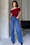 Pack of 3 Madonna Collar Sleeveless Corded Fabric Ribbed Knit Blouse - 3