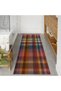 Mosso Multicolor Plaid Patterned Woven Base Modern Decorative Carpet Mosso03 - 4