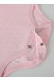 5-Piece Baby Jacquard Bodysuit, Breathable Snap-On Bodysuit with Straps, 100% Organic Cotton - 5