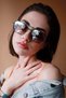 Viva Green Mirror Sunglasses