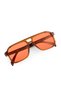 Egesta Brown Orange Sunglasses - 6