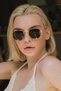 Vilda Gold Green Sunglasses
