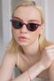 Ceyda Black Purple Sunglasses