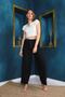 Women's Wrinkled Wide Leg Trousers - 2