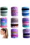50 Pcs Hair Ties for Women Girls and Kids, Elastic Seamless Hair Accessories, No Damage for Th