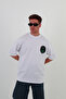 Mighty Fall-Oversize T-Shirt |   Back Printed – Minimal Chest Patterned Unisex Tshirt - 6