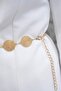 Round Pattern Chain Belt Women's Belt Dress Belt Shirt Belt Coat Belt - 4
