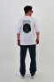 Mighty Fall-Oversize T-Shirt |   Back Printed – Minimal Chest Patterned Unisex Tshirt - 3