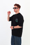 Mighty Fall-Oversize T-Shirt |   Back Printed – Minimal Chest Patterned Unisex Tshirt - 4