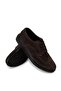 Genuine Suede Brown Comfort Casual Men's Shoes - 3