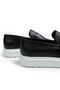 Men's Black Comfort Loafer Shoes - 2