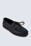 Genuine Leather Navy Blue Marine Men's Boat Shoes - 7