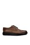 Genuine Leather Brown Comfort Casual Men's Shoes - 7