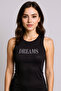 Dreams Model |   4-Piece Black, White, Green and Powder Color Cotton Camisole Women's Undershirt 60E50 - 2