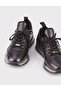 Genuine Leather Special Design Black Lace-Up Men's Sports Shoes - 4