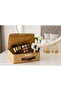 Jute Lid Cabinet Drawer Jewelry Makeup Laundry Folding Storage Box 30X23X11 cm - 4