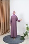 Pleated Sandy Dress with Necklace