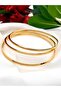 Non-Tarnish Steel Glitter 3-Piece Ajda Bracelet -6.5 cm - 6