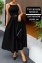 Women's Modal Top Dress with Poplin Hem Detail – Suitable for Casual and Special Occasion Combinations
