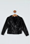 Girl's Leather Jacket, Leather Coat, Faux Leather Jacket - 6