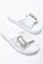 Shiny Stone Buckle Women's Non-Slip Soft Orthopedic Sole Daily Slippers - 7