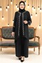 Efsun - Evening Dress - Black - Fhm628