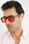 Egesta Black Orange Men's Sunglasses - 2