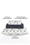 100% Cotton Lidia Navy Blue Single Pique Set 160 X 230 cm - 5