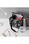 FLADDRIG Lunch bag, patterned grey, 25 x 16 x 27 cm - 4