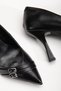 Patent Leather Women's Heeled Shoes – Opening Leather Stylish with Mulini Signature - 3