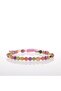 Certified Zebercet, Ruby, Genuine Yemeni Aki, Tourmaline Natural Stone Bracelet 6 Mm, B907 - 3
