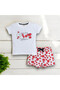 - Printed T-shirt and Shorts Pyjama Set - 7