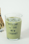 "Offline Is the New Luxury" Glass Soft Drink & Water Cold Coffee Glass - 510 ml - 2