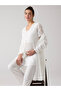 Lace Detailed Pregnant Maternity 3-Piece Pajama Set