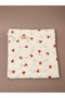 Claret Red Heart Organic 100% Cotton Double Layer Baby Muslin Cover Claret Red Color. Mouth Memdili Gift - 2