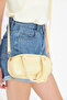 Neka Butter Yellow Charm Gift Patent Leather Hand, Arm and Shoulder Bag - 6