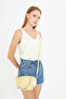 Neka Butter Yellow Charm Gift Patent Leather Hand, Arm and Shoulder Bag - 7