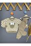 Baby Girl Striped Printed Cotton 2-Piece Set