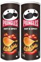 Hot & Spicy Flavour - Potato Chips - 165 G Each, Pack Of 2 Cans - 2