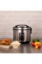 Electric Rice Cooker, 1.8 Litre Capacity, Non-Stick Removable Pot & Steamer Basket, Cook/Warm/Steam - 3