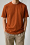 Unisex Basic Düz T-Shirt | Kiremit