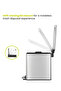 Stella Slim 10l Pedal Trash Bin – Brushed Stainless Steel, Soft-close, Fingerprint-resistant - 5