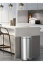Eva Series | 30l Brushed Stainless Steel Pedal Trash Bin | Soft-closing & Fingerprint-resistant - 2