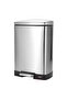 12l Stainless Steel Pedal Trash Bin – Space-saving Rectangular Waste Bin With Removable Bucket - 6