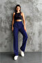 Women's Double Crepe Lycra Velcro Closure Palazzo Trousers 1103 - 6