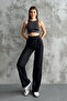 Women's Double Crepe Lycra Velcro Closure Palazzo Trousers 1103 - 2