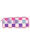 Two Compartment Girls School Pencil Bag - Pink Purple - K2698