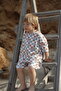 Smiley Patterned 100% Organic Cotton Baby Girl, Boy Oversize Bottom Top Set – Comfortable Set of 2 - 7