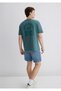 Printed Green T-Shirt Loose Fit / Loose Relaxed Fit 0612952-71917